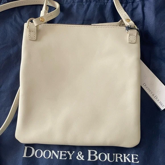 Dooney & Bourke Cream Crossbody Bag with Gold Accents - Picture 2 of 4